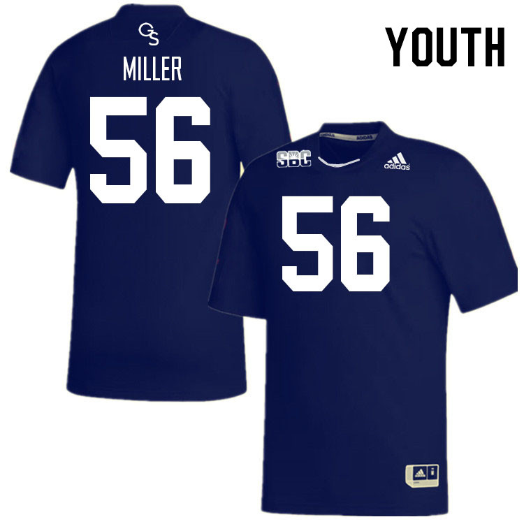 Youth #56 Brian Miller Georgia Southern Eagles College Football Jerseys Stitched Sale-Navy